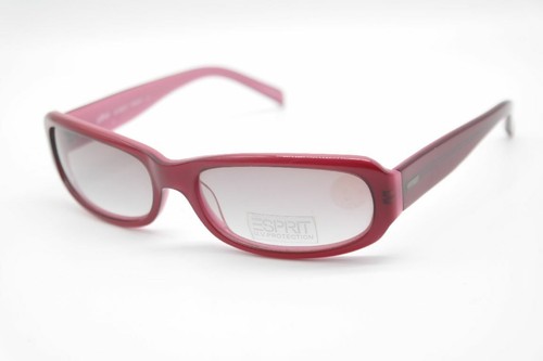 Esprit Color 534 57 16 Red Oval Sunglasses New - Picture 3 of 6