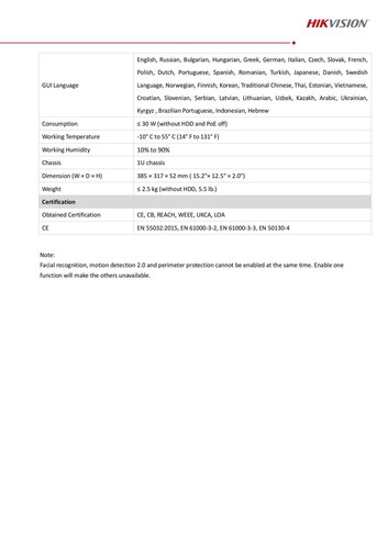 Hikvision DS-7608NXI-I2/8P/S(E) 8CH POE NVR Audio Recorder Security System - Picture 7 of 9