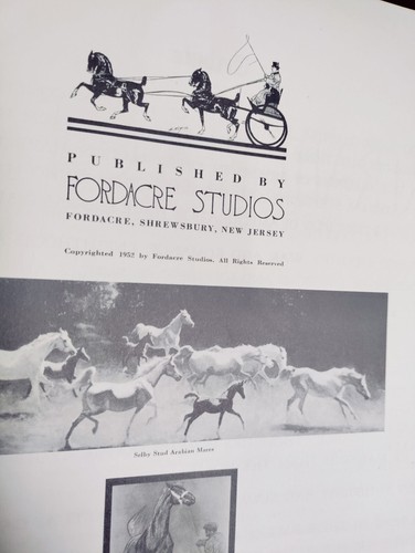 Portraitures of Horses_George Ford Morris_Hardcover_1952_1st Edn_VG_INSCRIBED! - Picture 2 of 18