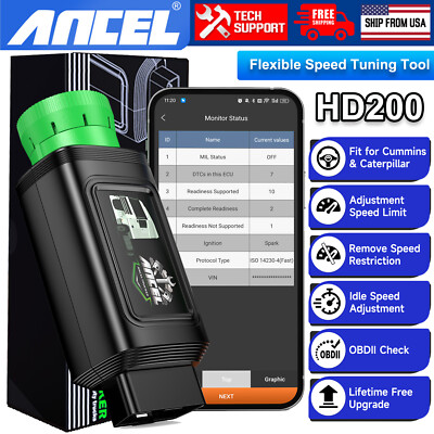 Full System Heavy Duty Truck Scanner Speed Limit Reset for Cummins & Caterpillar