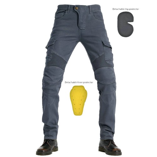 Jeans moto/denim alla moda nuovi aderenti/denim pantaloni realizzati con kevlar - Foto 11 di 18