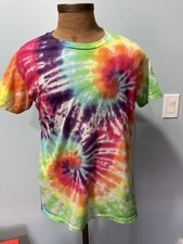 Vintage 90s Single Stitch Tie Dye T Shirt adult M Made In USA