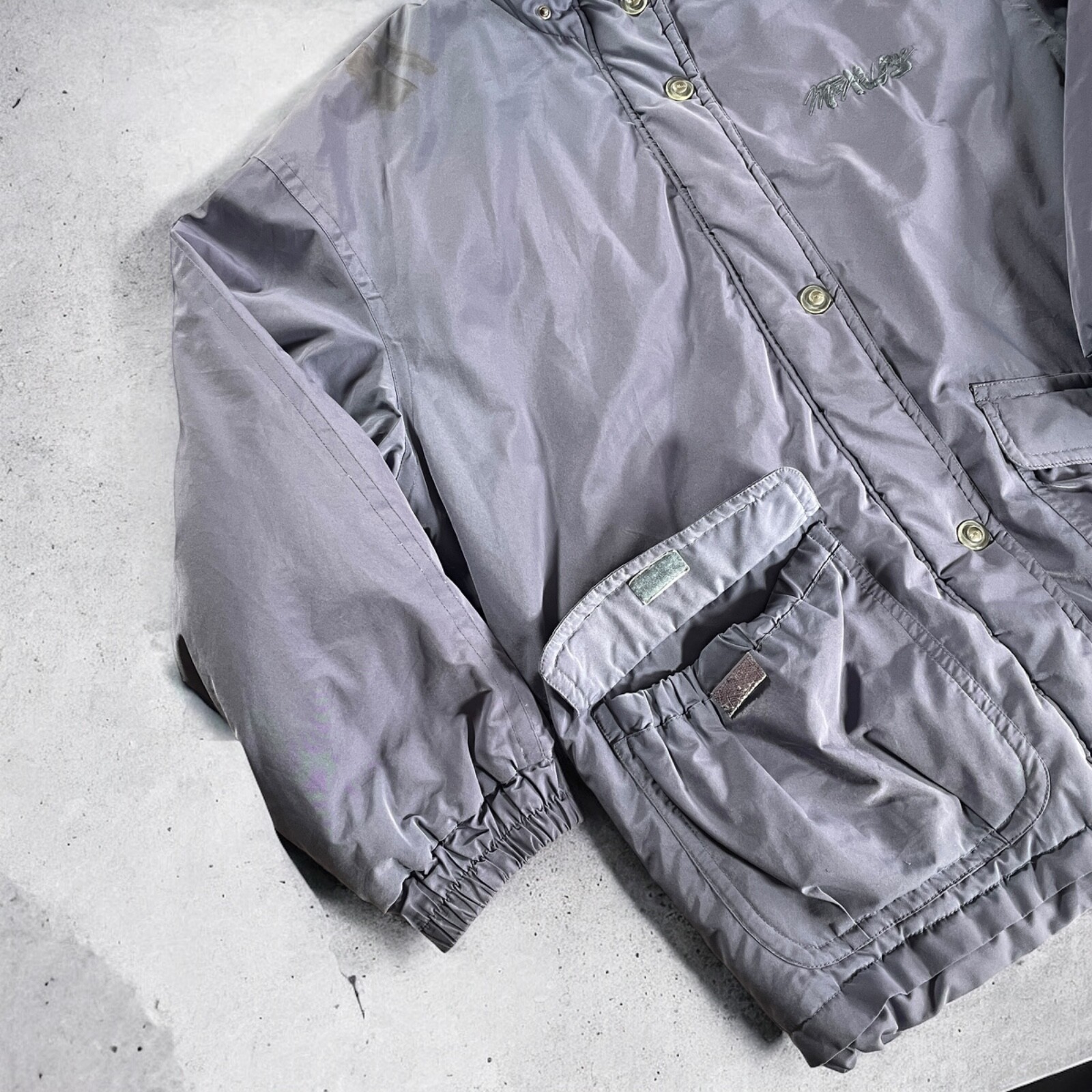 FILA Magic Line Giubbotto Giacca Scii Lilla Vintage da Uomo Piumino Taglia L