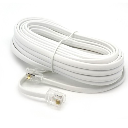 15m RJ11 to RJ11 ADSL Cable Modem Router Sky Broadband BT Telephone Phone Lead - 第 12/12 張圖片