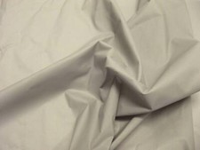 Impermeabile 57ml Nylon Tessuto Stoffa Rivestito IN PU Perla Grigio