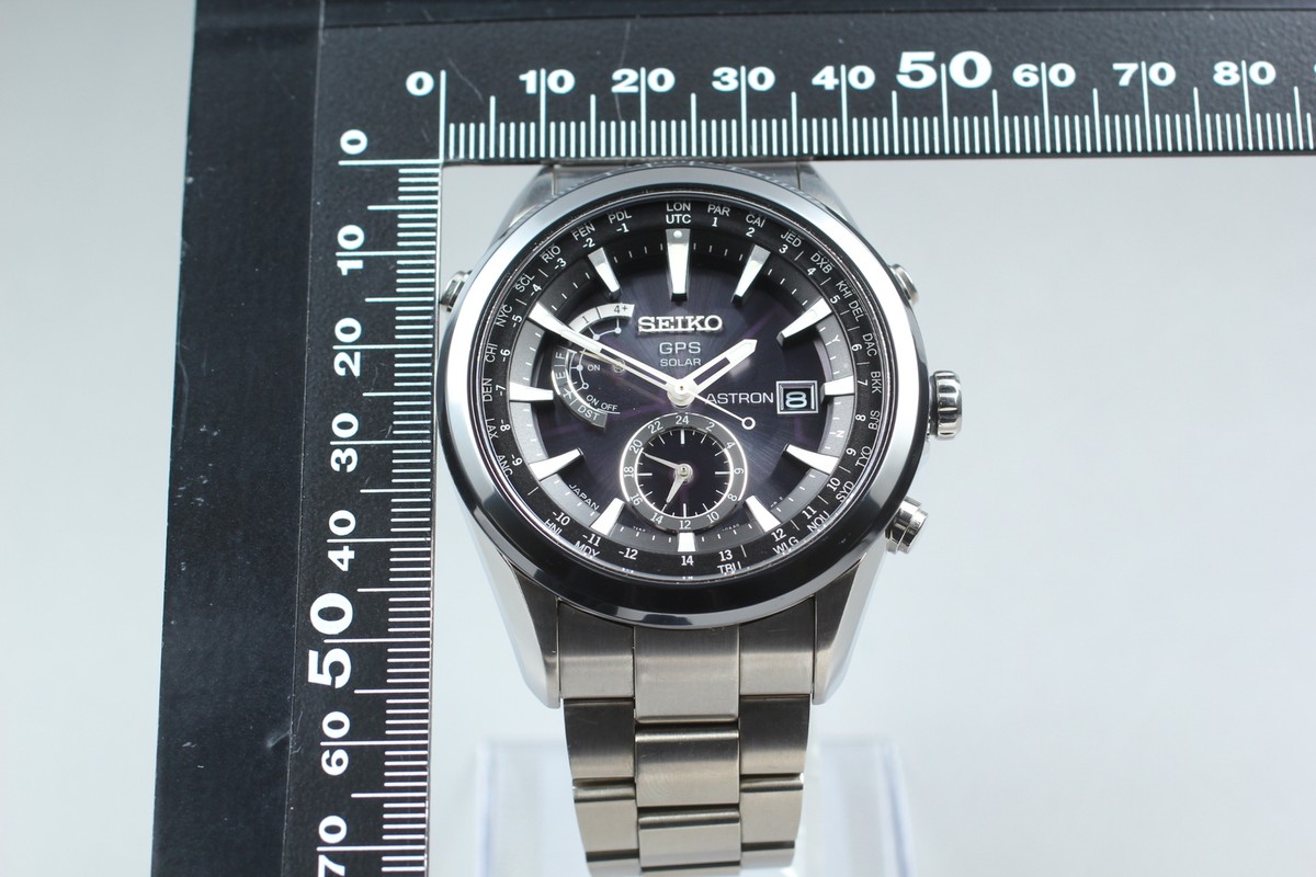 N MINT / Box Papers] SEIKO Astron SBXA003 7X52-0AA0 Black