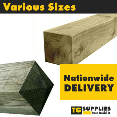 Quality Pressure Treated SAWN Timber Fence Posts Wooden Posts in ...