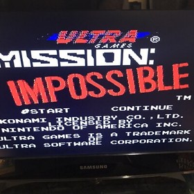 Mission: Impossible (Nintendo NES, 1990) Probado, Funciona, Aut&eacute;ntico, &iexcl;Solo Carrito!