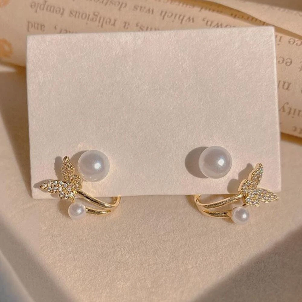 Small 2024 butterfly earrings