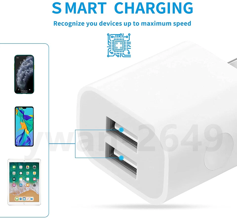 Universal Travel 5V 5A Dual USB AC Fast Wall Charger Power Adapter AU Plug Phone - image 2 of 4