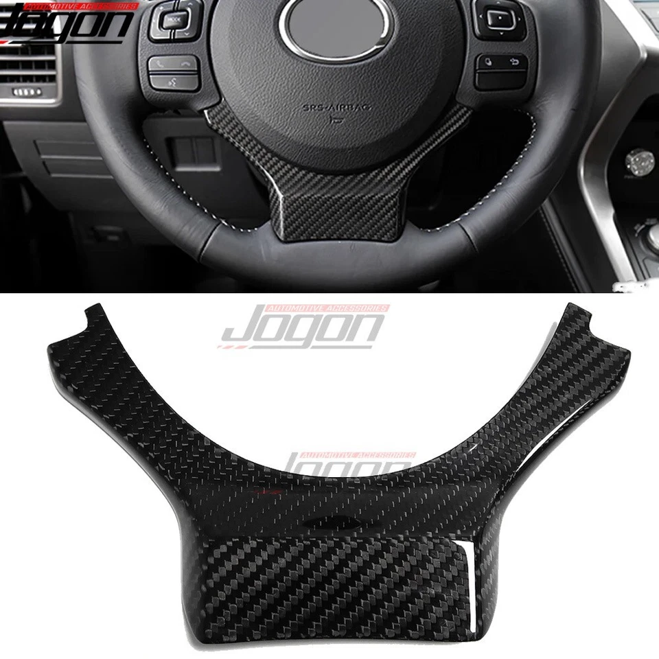 Dry Carbon For Lexus RC300 350 RC F Sport 2014+ Steering Wheel Bottom Lower Trim - Image 4 of 4