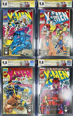 X-Men #1 ABCD Covers CGC 9.8 SS Signed x3 Jim Lee Chris Claremont Scott Williams