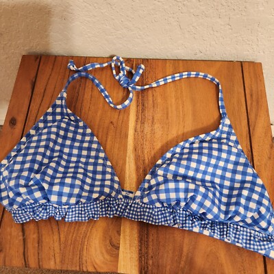 Old Navy Gingham String Bikini Top