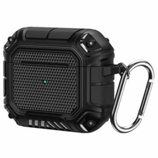 Diamond Shield Mecha TPU + PC Earphone Protective Case with Hook For AirPods 3