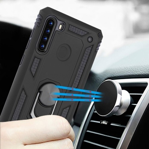 For Samsung Galaxy A21 Hybrid 360 Ring Stand Rugged Protector Case Magnet Cover - Picture 7 of 39