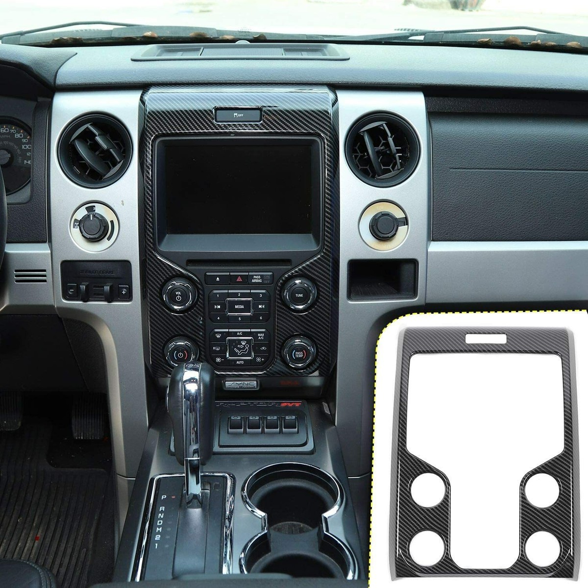 Center Dashboard Panel Trim Kit for Ford F150 Raptor 2013 2014 