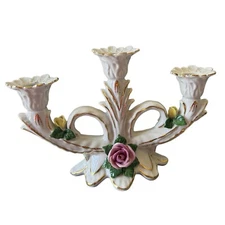 Karl Klette Original Germany Dresden-style Porcelain  Candle Holder