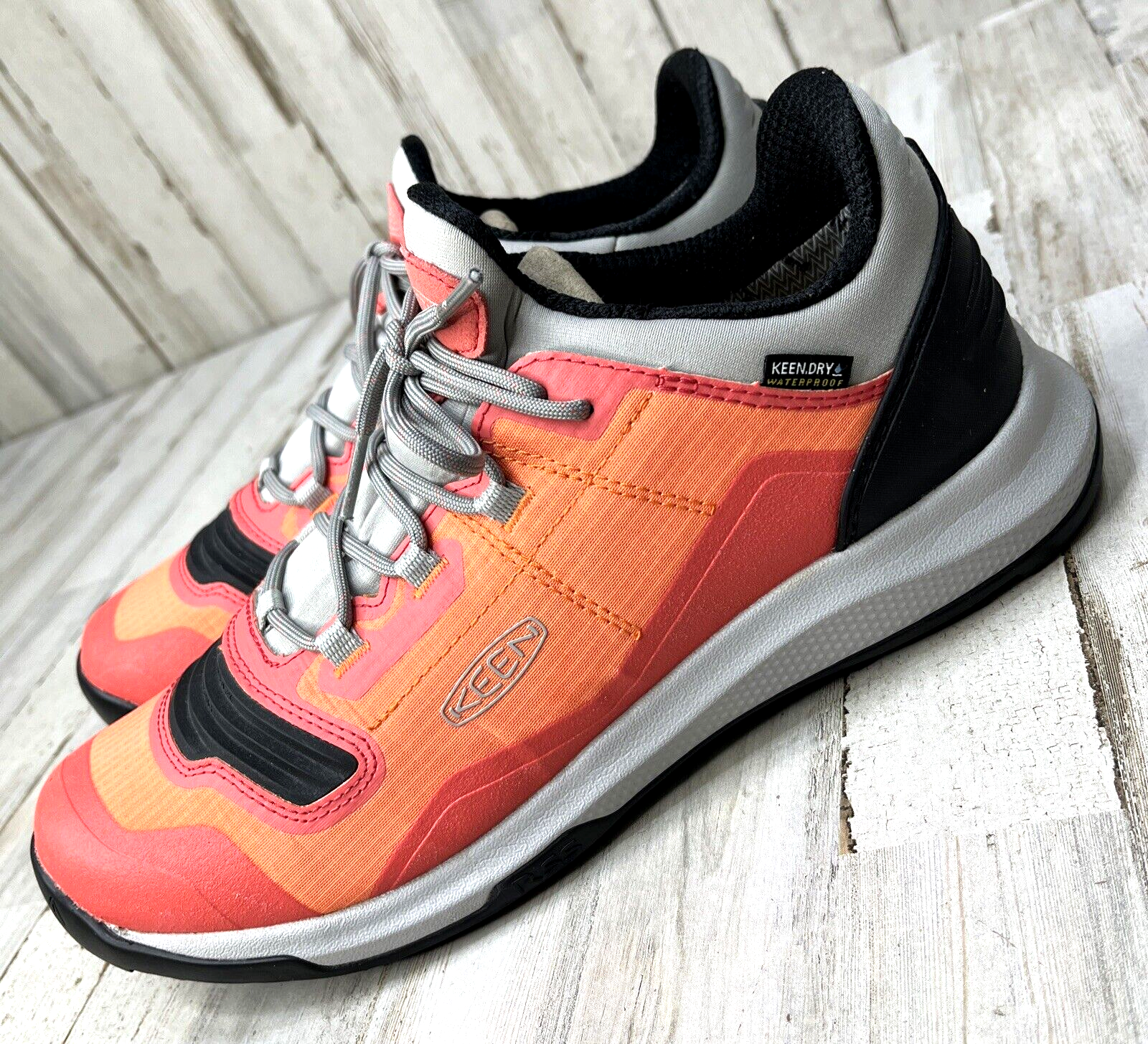 Sneaker da trekking KEEN donna taglia 10 M Tempo Flex impermeabile 1024851 arancione LR82