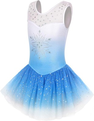 Ballet Leotard with Sparkly Tutu Skirt for Girls Dance Gymnastics Toddlers