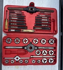 MAC Tools USA Metric Tap & Die Set Lot Rethre...