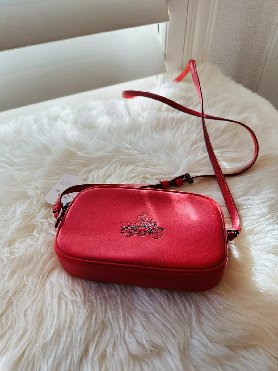 Bright red coach purse Clearance