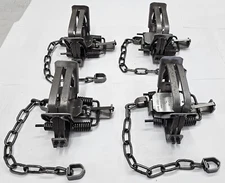 (PK4) Duke # 2 SJ Offset Coil Spring Trap 0493 Coyote Bobcat Fox Lynx Trapping