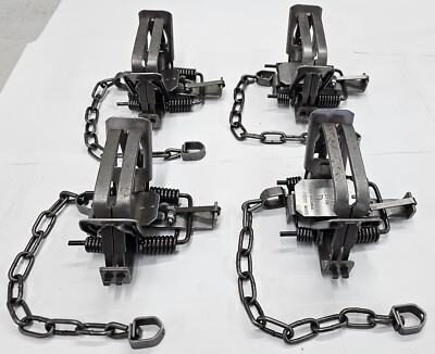 (PK4) Duke # 2 SJ Offset Coil Spring Trap 0493 Coyote Bobcat Fox Lynx Trapping