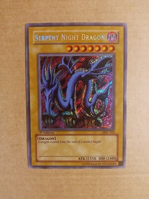 Serpent Night Dragon MRL-103 1st ed Secret Rare Yugioh NM Serpent Night Dragon MRL-103 1st ed Secret Rare Yugioh NM
