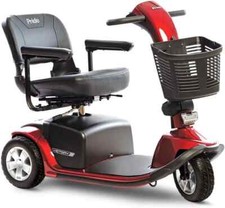 Pride Victory Brand New 10 3 wheel Mobility Scooter - Red with 40AH batteries