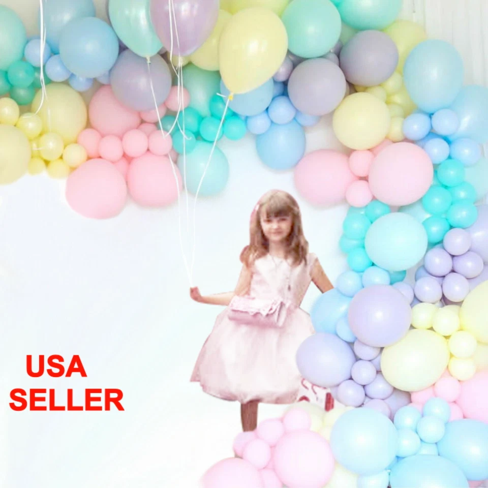 113pcs PASTEL BALLOON Set Arch Garland: GIRLS BIRTHDAY PARTY,BABY SHOWER,UNICORN - Image 2 of 4