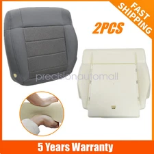 Driver Bottom Replacement Cloth Seat Cover +Foam Pad For 2008-2010 Jeep Wrangler