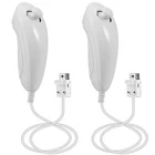 Built in Motion Plus Remote Controller &Nunchuck for Nintendo Wii /Wii U Console