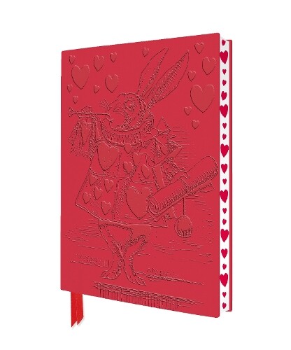 Thumbnail - Alice In Wonderland: White Rabbit Artisan Art Notebook (flame Tree Jo