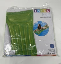 INTEX MAT The Wet Inflatable Pool Float  in Transparent Green  (72” X 27”)