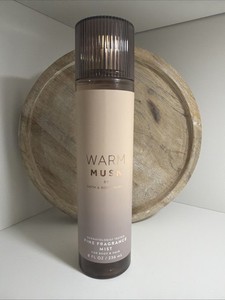 Bath & Body Works WARM MUSK Fine Fragrance Mist 8 oz NEW