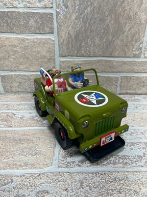 #ad #ad Mamp;M Military Vehicle Candy Dispenser Lights Sound Works 2009 Green Jeep $34.99