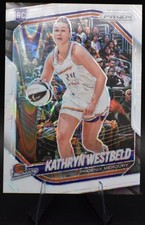 2025 Panini Prizm Kathryn Westbeld #29 (RC) White Seismic & BASE CARD - Mercury