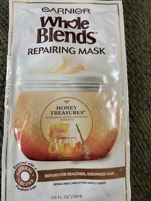 30 packets Garnier Whole Blends Repairing Mask Honey Treasures 0.6 Fl. Oz.