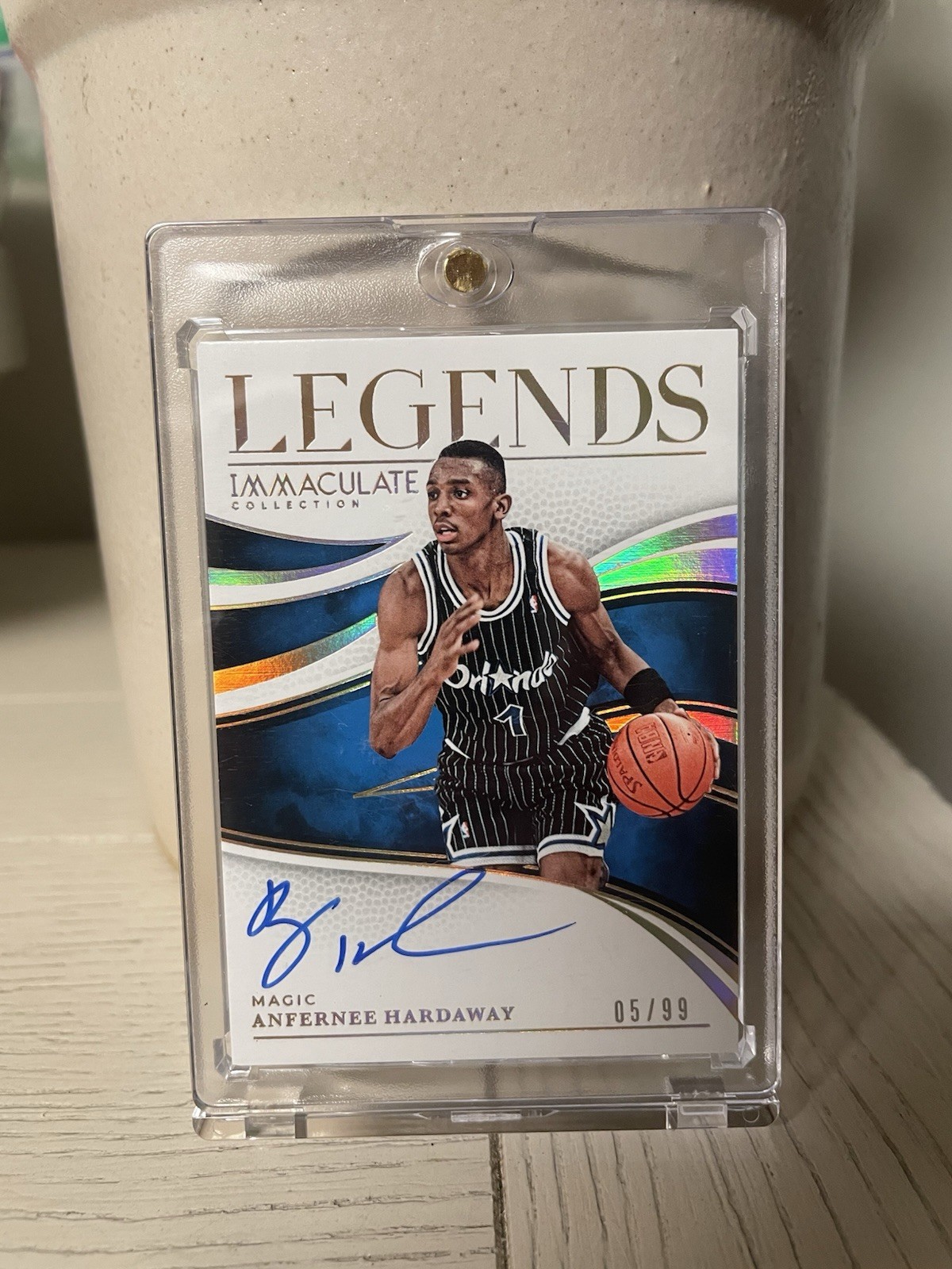 Penny Hardaway 「Immaculate」 Auto 直書サイン #/25 3色パッチ