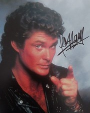 David Hasselhoff Knight Rider Signed Autograph Photograph COA 