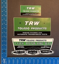 Lot 3 Original Trw Toledo Racing Decals Stickers Nhra Nascar Race Toolbox Lot 3 Original Trw Toledo Racing Decals Stickers Nhra Nascar Race Toolbox