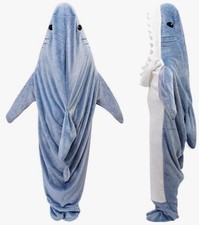 Shark Blanket Hoodie Adult Kid Shark Sleeping Bag Height 170CM Fun Warm