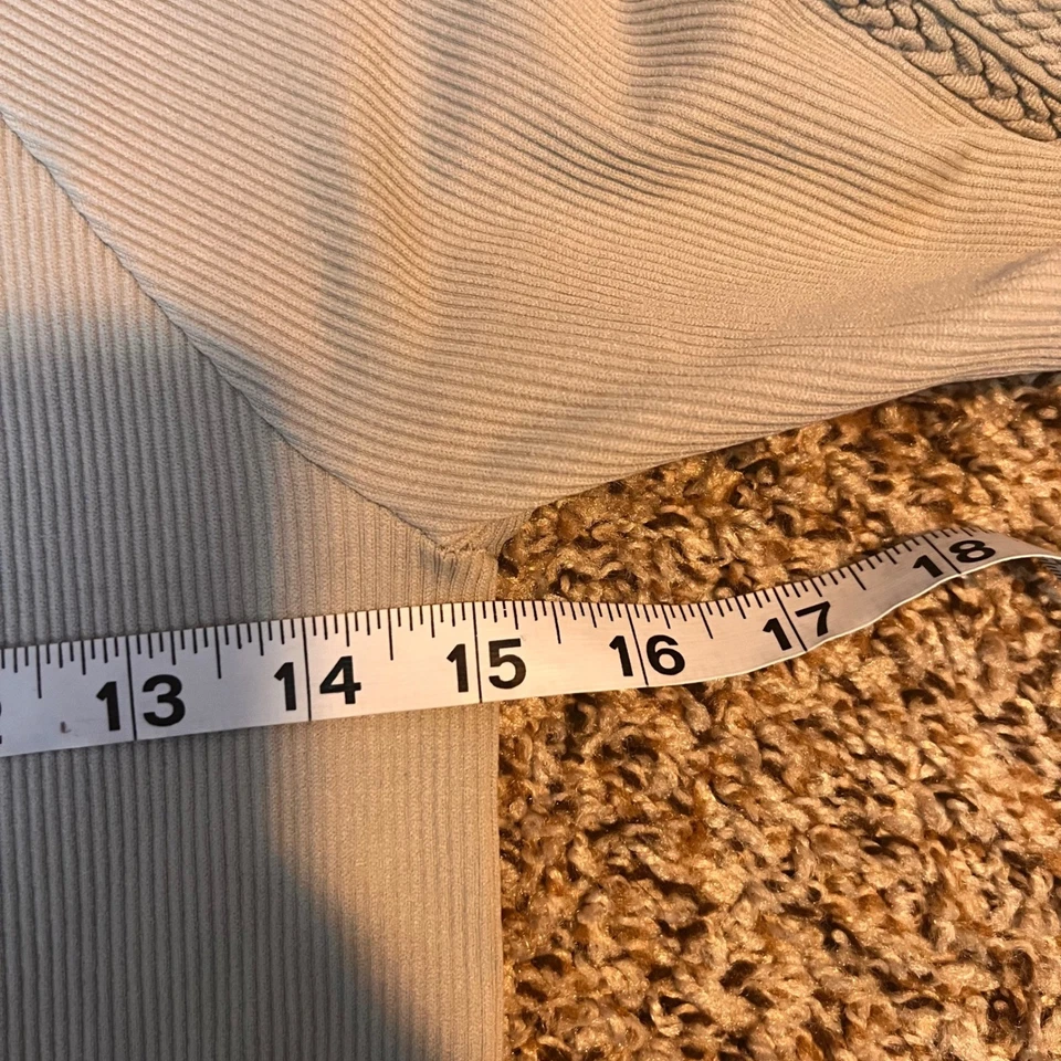 Camisa Atlética Offline by Aerie Acanalada Recortada Manga Larga M Foto 3 de 4