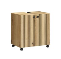 Trendteam Waschbeckenunterschrank Badschrank Purebliss Evoke Eiche 60X64X42Cm