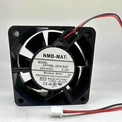 1 pcs   2410ML-05W-B40 6025 DC24V 0.12A inverter cooling fan #tp