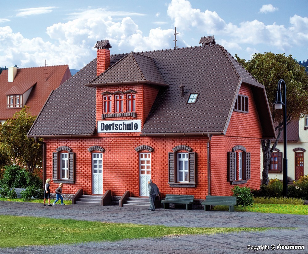Vollmer H0 43570 Kleine Dorfschule, Bausatz