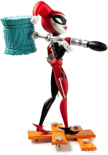 Neca Kidrobot Harley Quinn Medium Figure By Brandt Peters Red Game NEW - Picture 4 of 9
