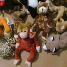 Lot Of 15 Ty Beanie Babies Plush Toys Most With Tags Vintage Collectible