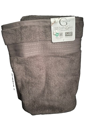 Grandeur dusty lavender Bath Towel Textured 100% Cotton 76x147cm OEKO-TEX -2