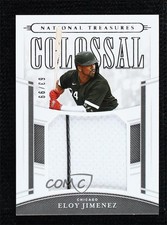 2020 Panini National Treasures Colossal Materials 63/99 Eloy Jimenez #CM-EJ sc2
